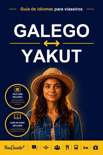 Portada del libro «The Language Guide for Travelers - Galician to Yakut», de YouGuide