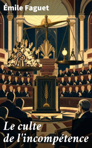 Portada del libro «Le culte de l'incompétence», de Émile Faguet