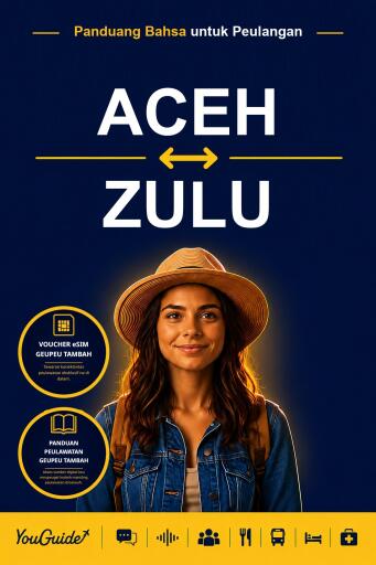 Portada del libro «The Language Guide for Travelers - Acehnese to Zulu», de YouGuide