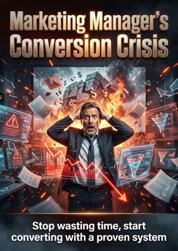 Portada del libro «Marketing Manager's Conversion Crisis», de Rachel Simmons
