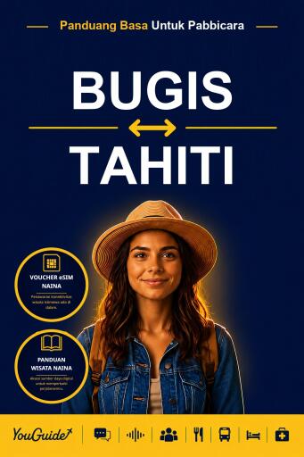 Portada del libro «The Language Guide for Travelers - Buginese to Tahitian», de YouGuide