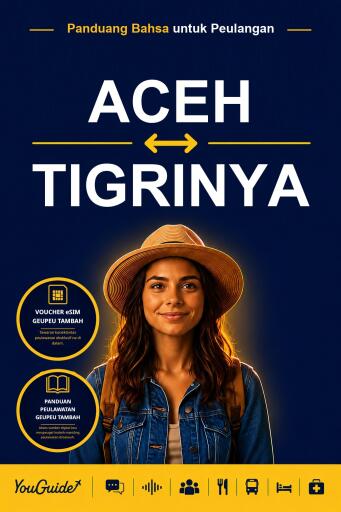Portada del libro «The Language Guide for Travelers - Acehnese to Tigrinya», de YouGuide