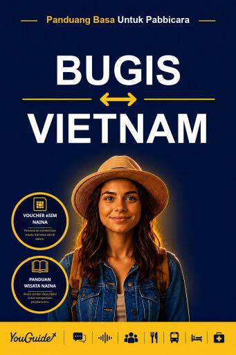 Portada del libro «The Language Guide for Travelers - Buginese to Vietnamese», de YouGuide