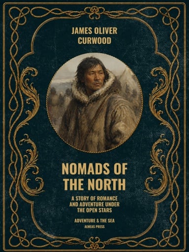 Portada del libro «Nomads of the North», de James Oliver Curwood