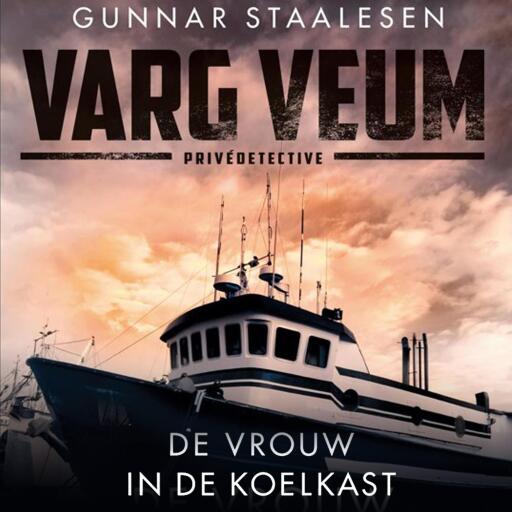 Portada del audiolibro «De vrouw in de koelkast», de Gunnar Staalesen