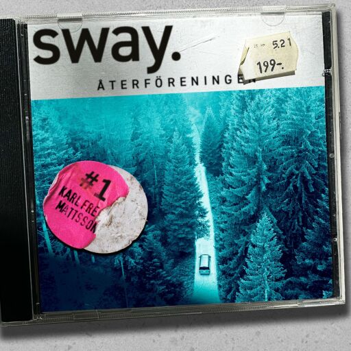 Portada del libro «Sway – Återföreningen», de Karl Fredrik Mattsson