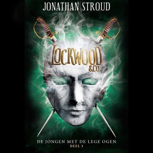 Portada del audiolibro «De jongen met de lege ogen», de Jonathan Stroud