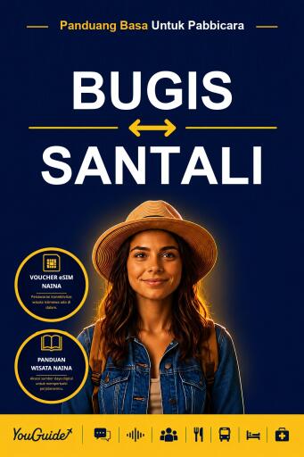Portada del libro «The Language Guide for Travelers - Buginese to Santali», de YouGuide
