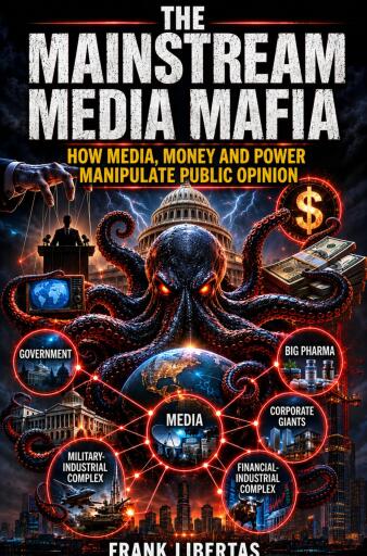 Portada del libro «The Mainstream Media Mafia:», de Frank Libertas