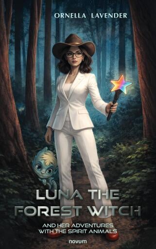 Portada del libro «Luna the Forest Witch and Her Adventures with the Spirit Animals», de Ornella Lavender
