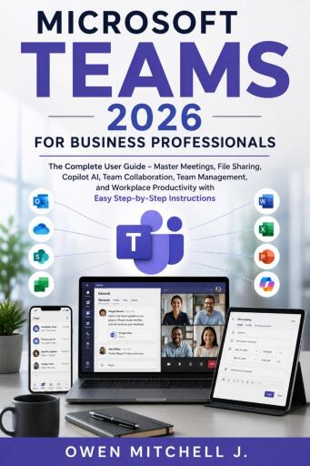 Portada del libro «MICROSOFT TEAMS 2026 FOR BUSINESS PROFESSIONALS», de Owen Mitchell J.