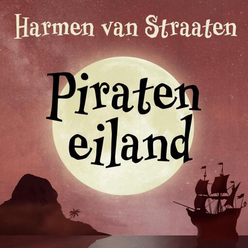 Portada del audiolibro «Pirateneiland», de Harmen van Straaten