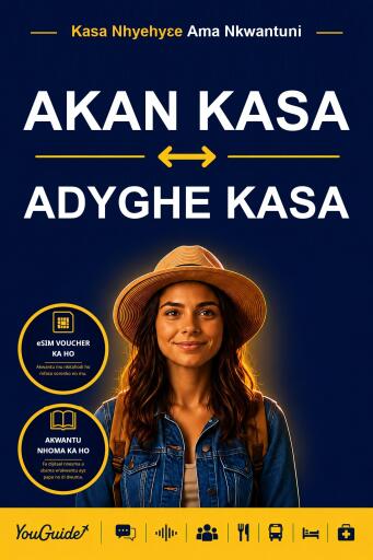 Portada del libro «The Language Guide for Travelers - Akan to Adyghe», de YouGuide