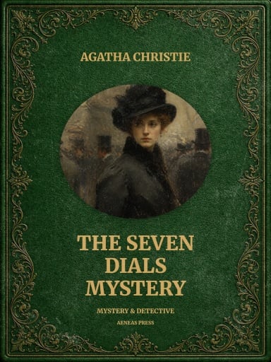 Portada del libro «The Seven Dials Mystery», de Agatha Christie