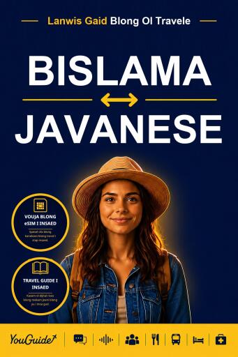 Portada del libro «The Language Guide for Travelers - Bislama to Javanese», de YouGuide