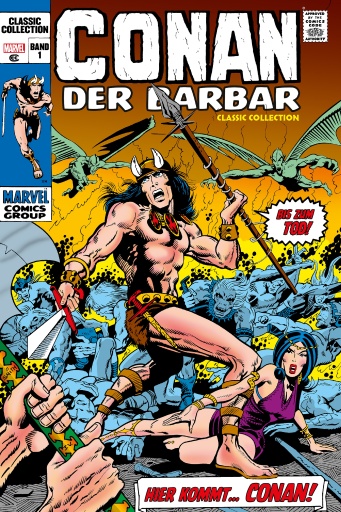 Portada del libro «Conan der Barbar - Classic Collection», de Roy Thomas