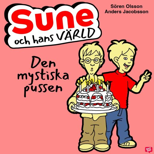 Portada del audiolibro «Den mystiska pussen», de Sören Olsson, Anders Jacobsson