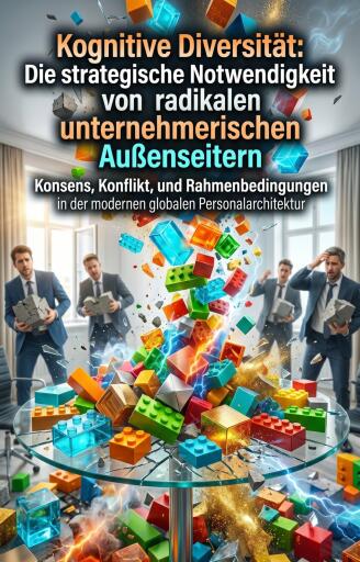 Portada del libro «Kognitive Diversität: Die strategische Notwendigkeit von radikalen unternehmerischen Außenseitern», de Valerie Roth