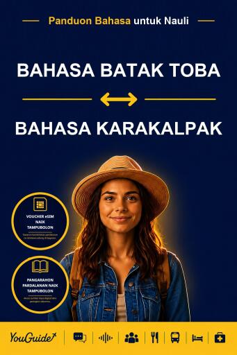 Portada del libro «The Language Guide for Travelers - Batak Toba to Karakalpak», de YouGuide