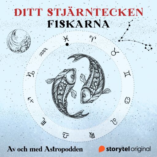 Portada del audiolibro «Fisken», de Sofia Båth, Hannah Pilfalk