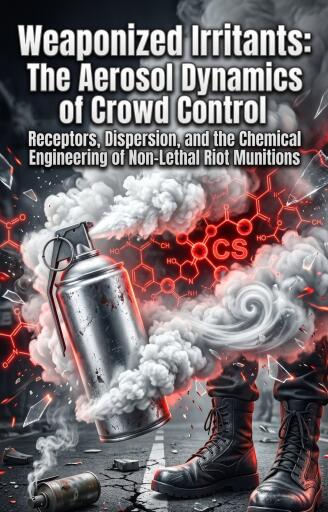 Portada del libro «Weaponized Irritants: The Aerosol Dynamics of Crowd Control», de Thomas Lindberg