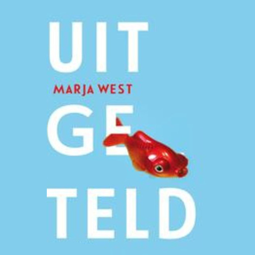 Portada del audiolibro «Uitgeteld», de Marja West