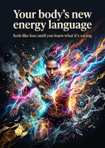 Portada del libro «Your body's new energy language», de Sophia Caldwell