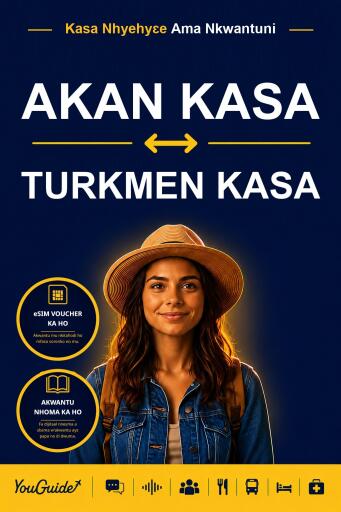 Portada del libro «The Language Guide for Travelers - Akan to Turkmen», de YouGuide