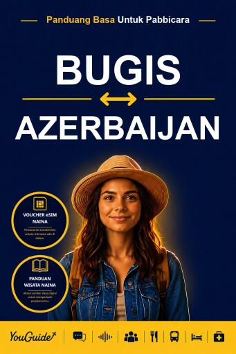 Portada del libro «The Language Guide for Travelers - Buginese to Azerbaijani», de YouGuide