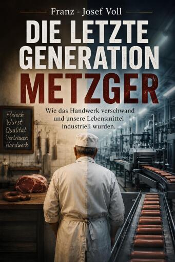 Portada del libro «Die letzte Generation Metzger», de Franz - Josef Voll