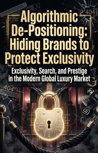 Algorithmic De-Positioning: Hiding Brands to Protect Exclusivity