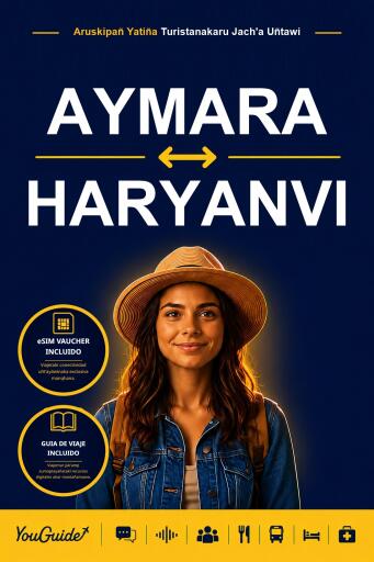 Portada del libro «The Language Guide for Travelers - Aymara to Haryanvi», de YouGuide