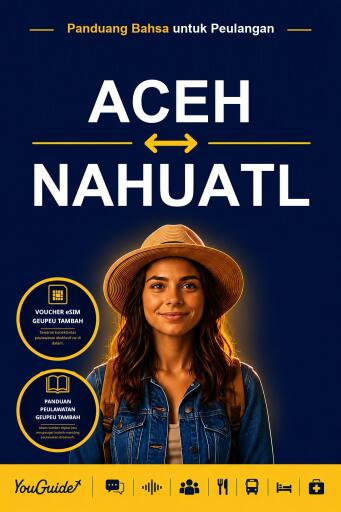 Portada del libro «The Language Guide for Travelers - Acehnese to Nahuatl», de YouGuide