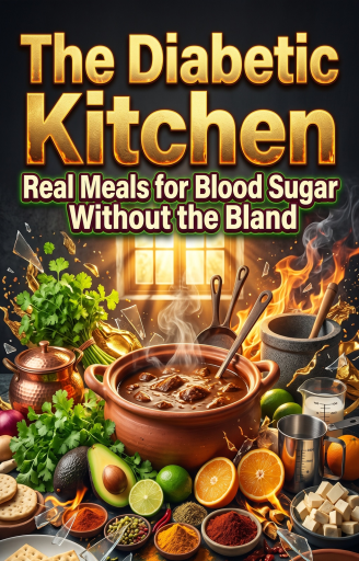 Portada del libro «The Diabetic Kitchen», de Marisol Duarte
