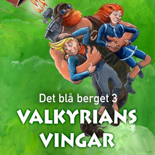 Portada del libro «Det blå berget: Valkyrians vingar», de Karsten Mungo Madsen