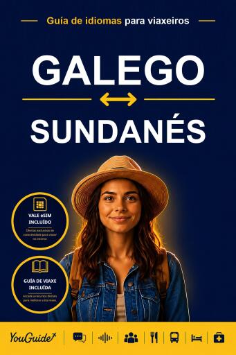 Portada del libro «The Language Guide for Travelers - Galician to Sundanese», de YouGuide
