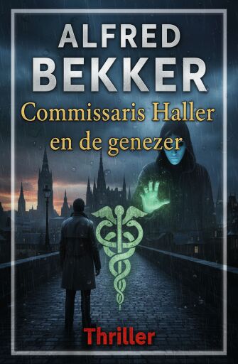 Portada del libro «Commissaris Haller en de genezer: Thriller», de Alfred Bekker