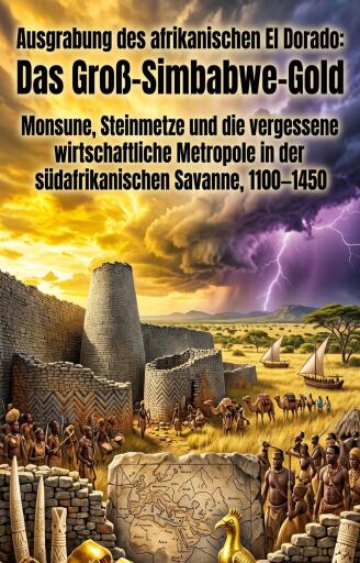 Portada del libro «Ausgrabung des afrikanischen El Dorado: Das Groß-Simbabwe-Gold», de Matthias Kessel
