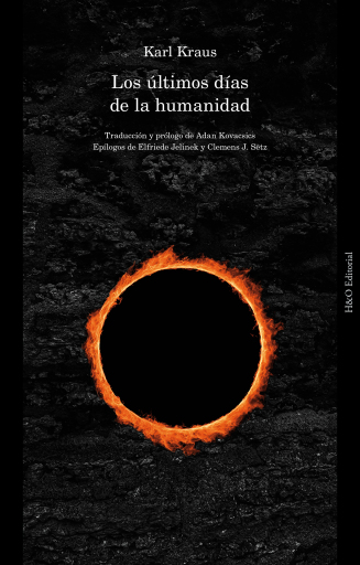 Portada del libro «Los últimos días de la humanidad», de Karl Kraus