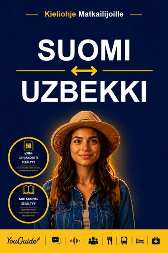 Portada del libro «The Language Guide for Travelers - Finnish to Uzbek», de YouGuide