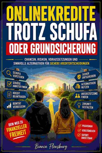 Portada del libro «Onlinekredite trotz Schufa oder Grundsicherung», de Bianca Flensburg
