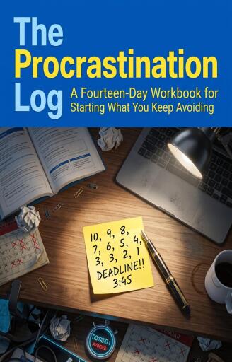 Portada del libro «The Procrastination Log», de Dr. Mira Hutchens