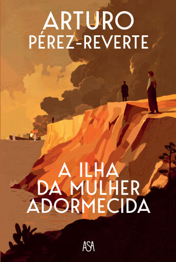 Portada del libro «A Ilha da Mulher Adormecida», de Arturo Pérez-Reverte