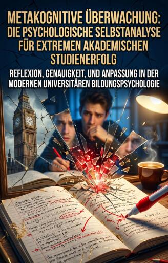 Portada del libro «Metakognitive Überwachung: Die psychologische Selbstanalyse für extremen akademischen Studienerfolg», de Florian Hektor