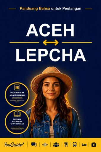 Portada del libro «The Language Guide for Travelers - Acehnese to Lepcha», de YouGuide