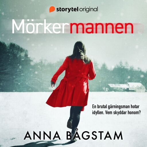 Portada del audiolibro «Mörkermannen», de Anna Bågstam