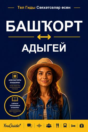 Portada del libro «The Language Guide for Travelers - Bashkir to Adyghe», de YouGuide