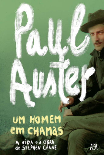 Portada del libro «Um Homem em Chamas», de Paul Auster