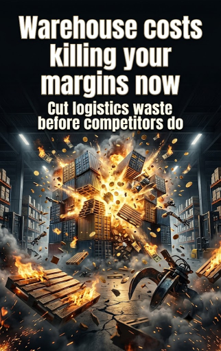 Portada del libro «Warehouse costs killing your margins now», de Vivienne Rowe