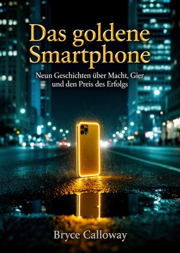 Portada del libro «Das goldene Smartphone», de Bryce Calloway